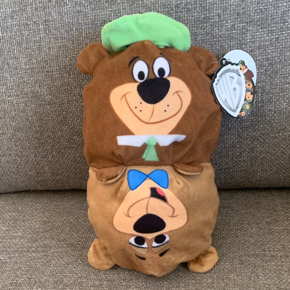 Warner Brothers Yogi Bear! Booboo 2-in-1 Reversible Plush 10” with Tags